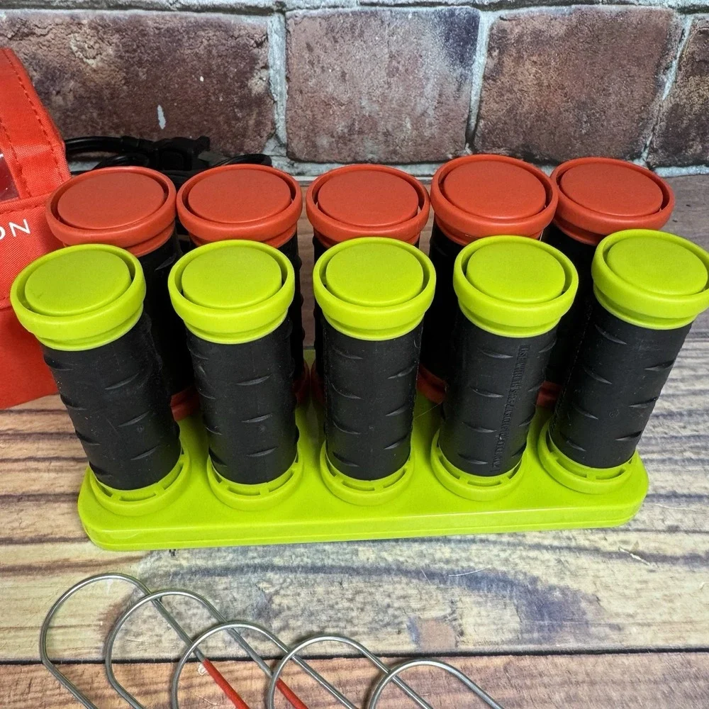 Remington All That Hot Rollers Travel 10 Curlers w Clips / Case Tested!‎ H-1015